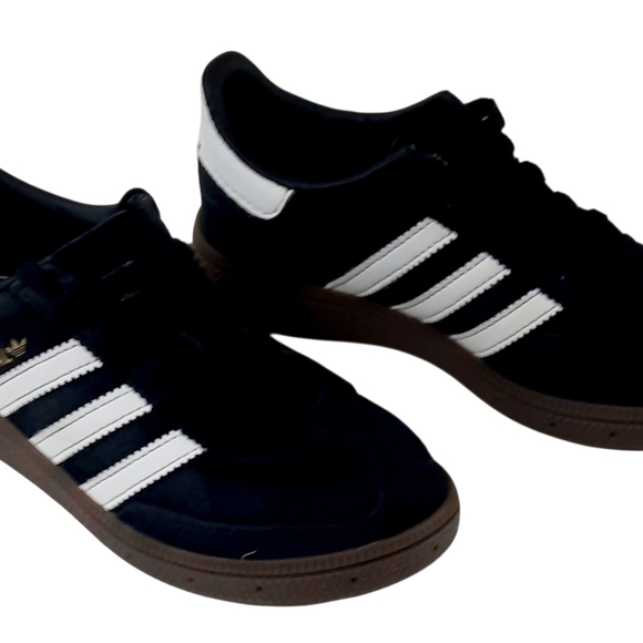 Adidas Handball Spezial  Black/White Kids Sneakers Size 12K - Picture 3 of 5